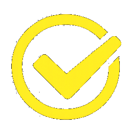 Checkmark representing client approval
